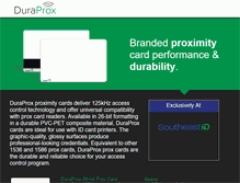 Tablet Screenshot of duraprox.com